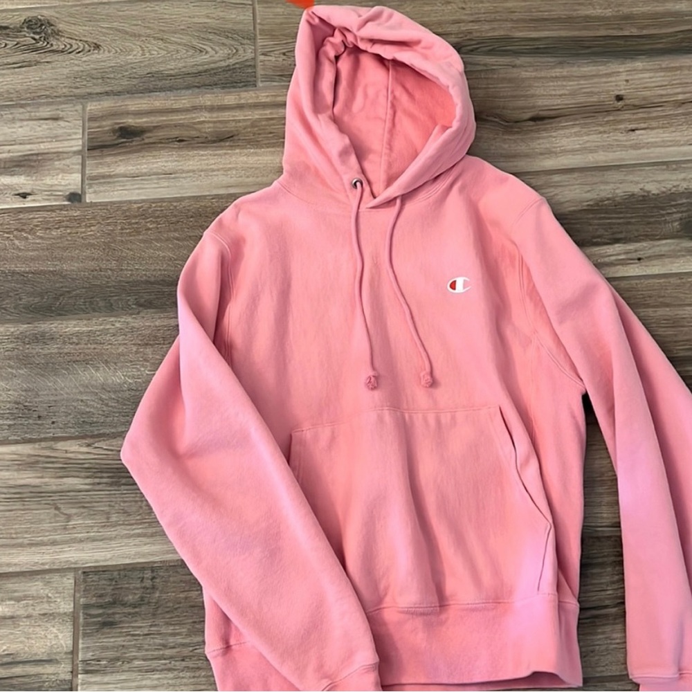 Men’s Champion Large Reverse Weave Hooded Sweatshirt!